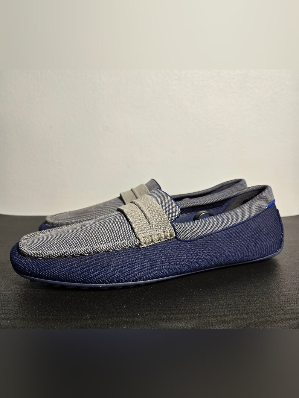 ROTHY'S The Driving Loafer Amalfi Blue Loafers Slip On Men's Size 13